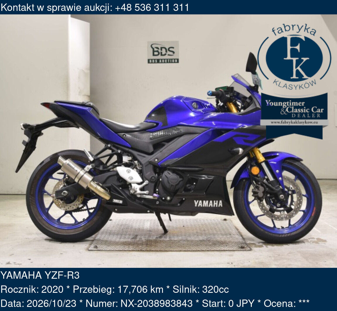 YAMAHA YZF-R3 2020 - zdjęcie 2