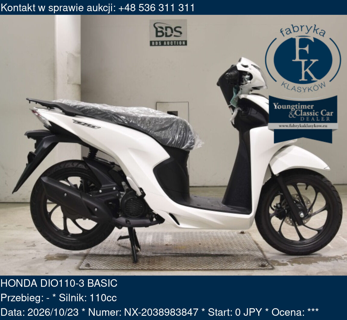 HONDA DIO110-3 BASIC - zdjęcie 2