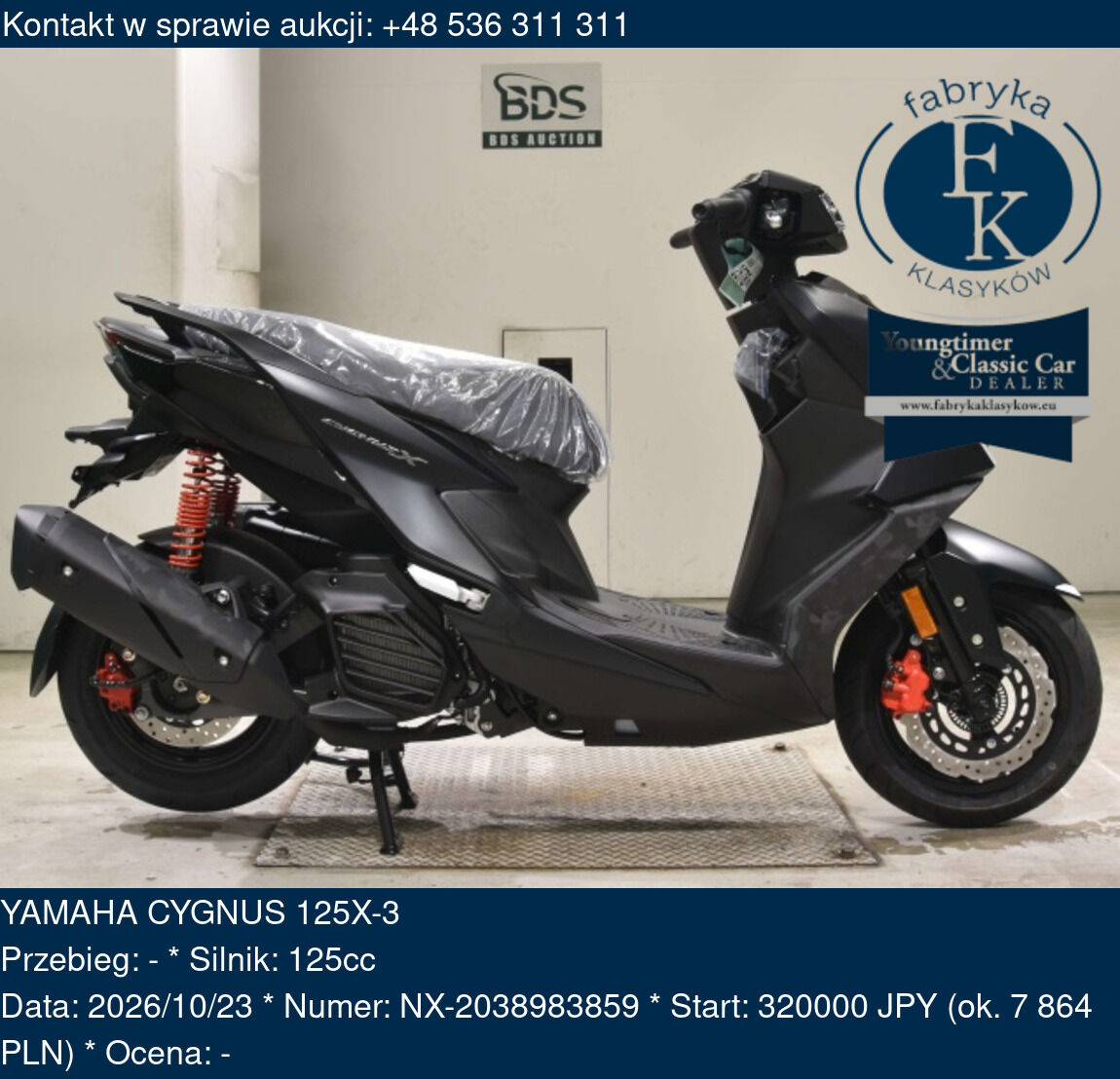 YAMAHA CYGNUS 125X-3  - zdjęcie 2