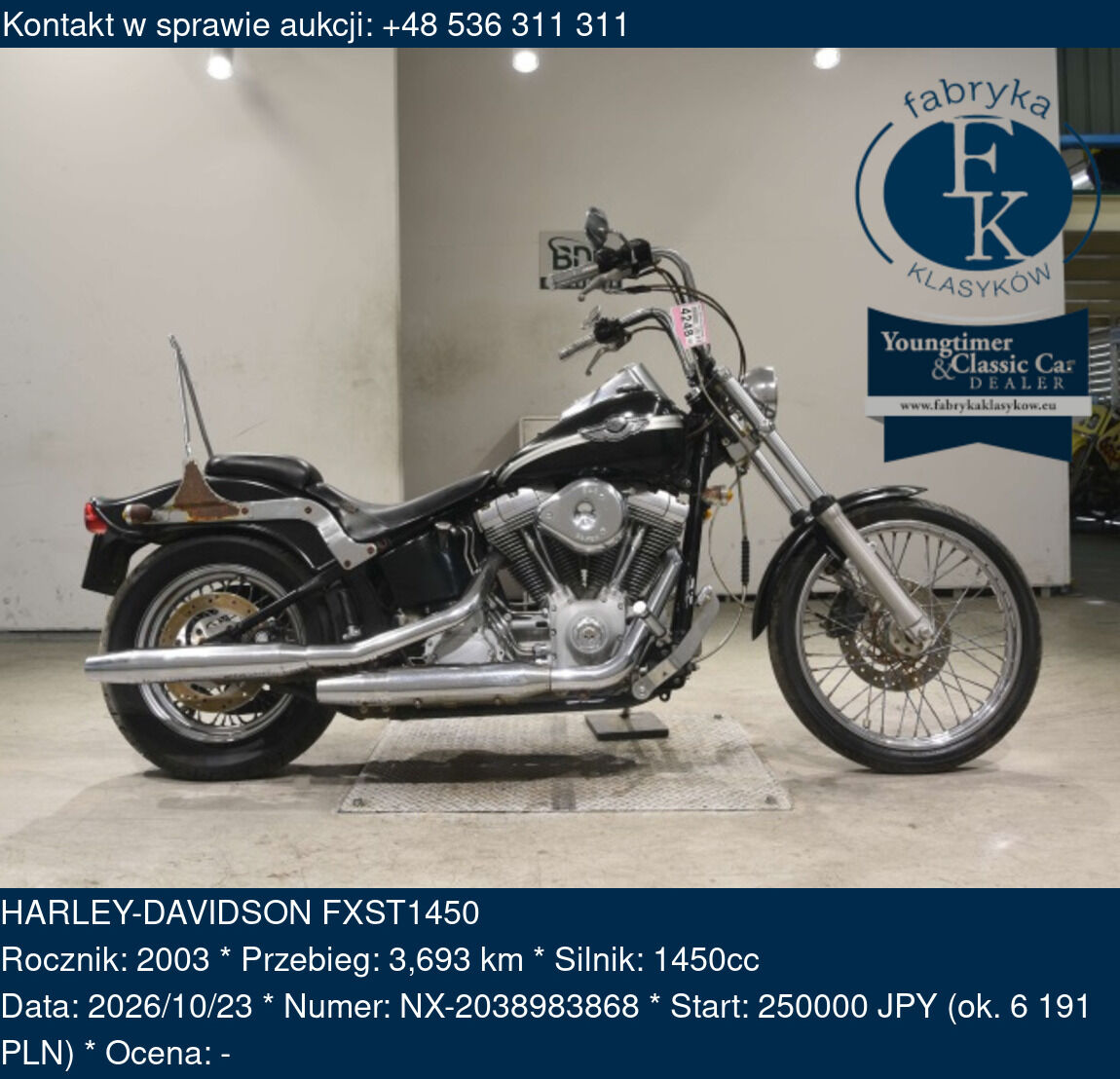 HARLEY-DAVIDSON FXST1450 2003 - zdjęcie 2