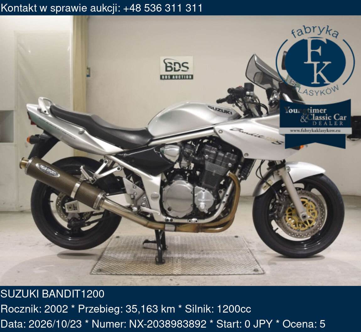 SUZUKI BANDIT1200 2002 - zdjęcie 2