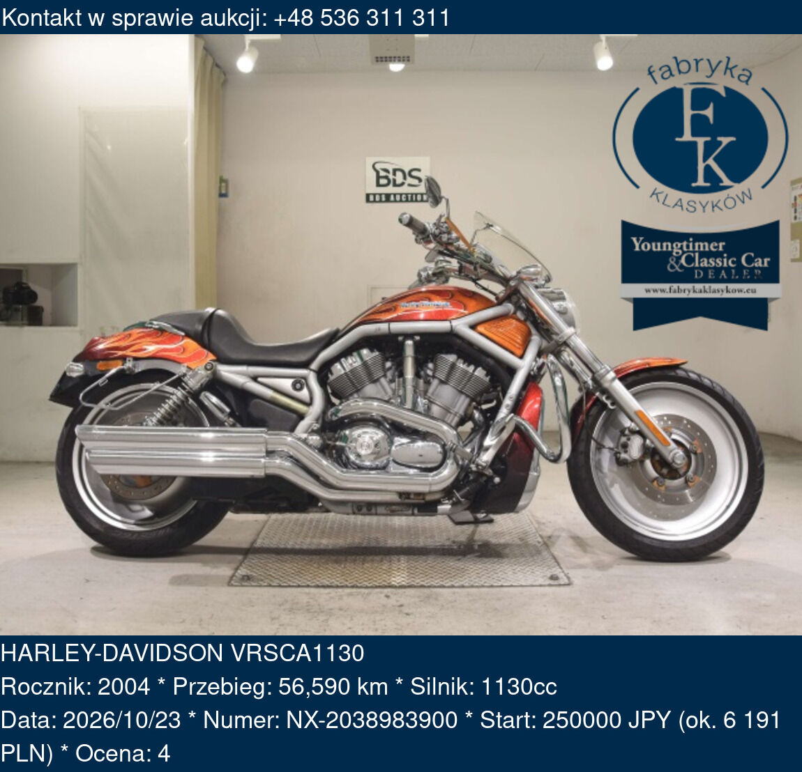 HARLEY-DAVIDSON VRSCA1130 2004 - zdjęcie 2