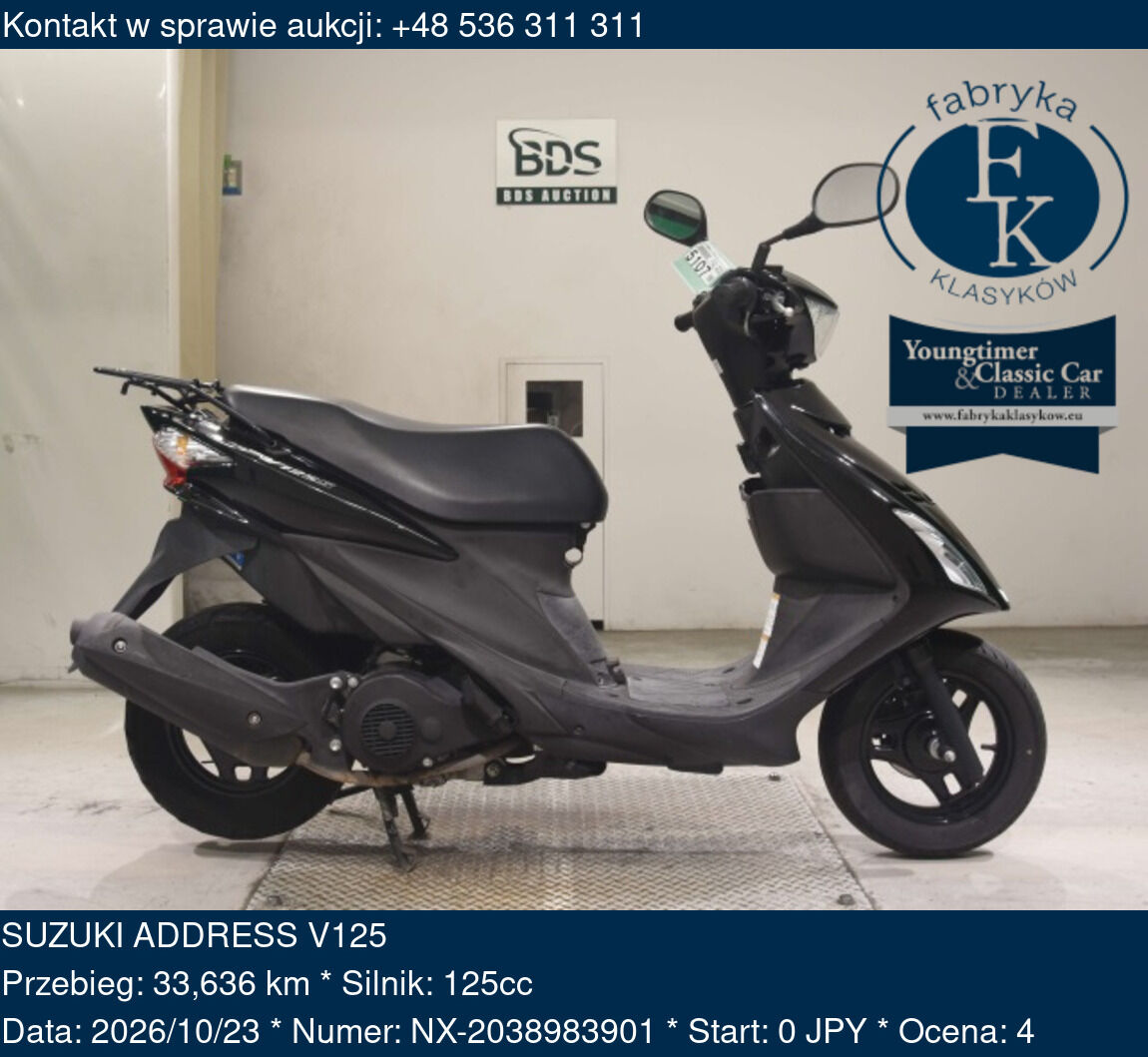 SUZUKI ADDRESS V125  - zdjęcie 2