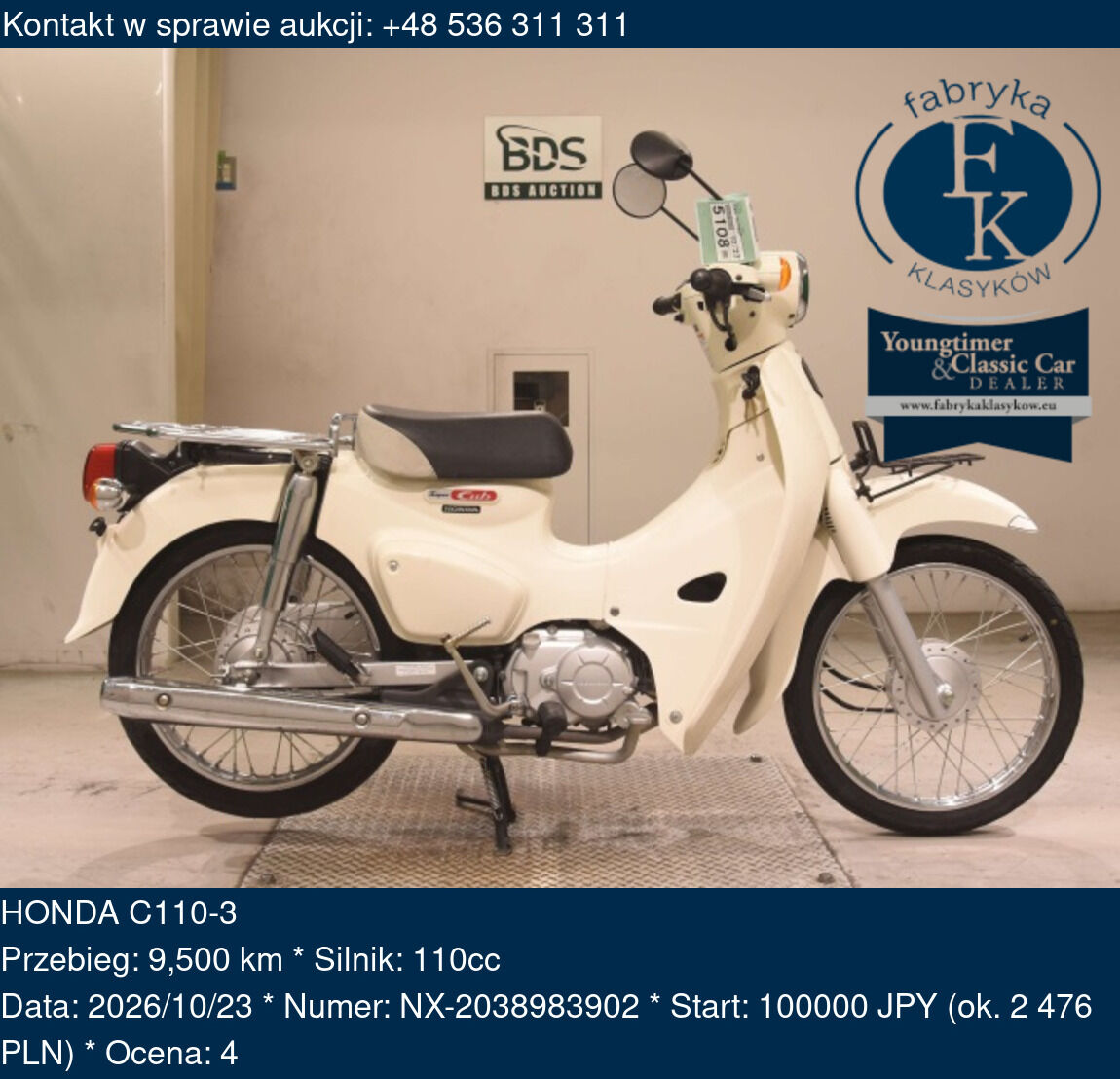 HONDA C110-3  - zdjęcie 2