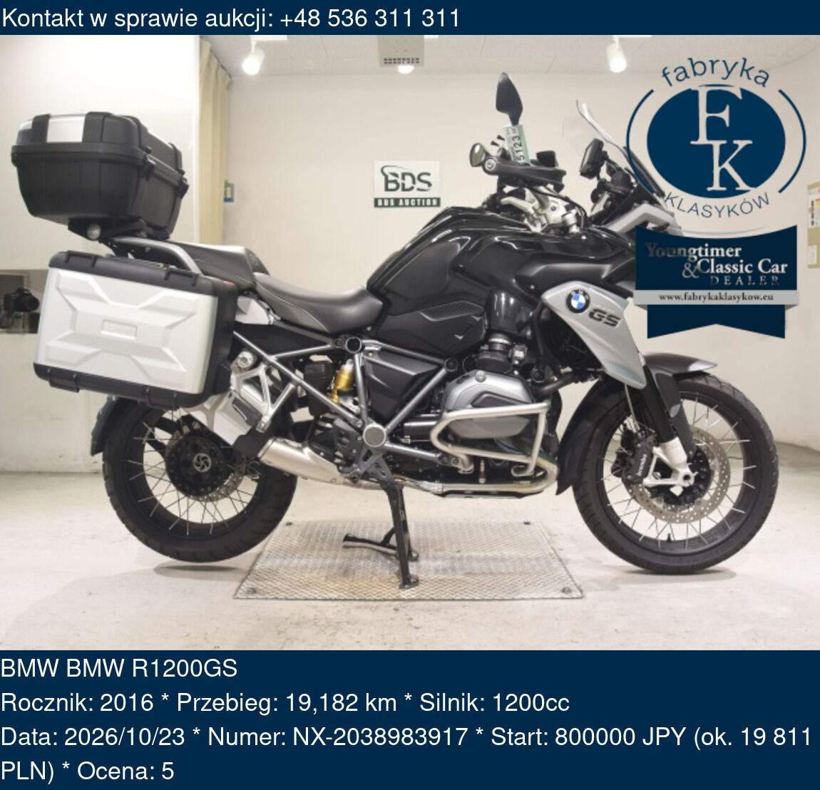 BMW BMW R1200GS 2016 - zdjęcie 2