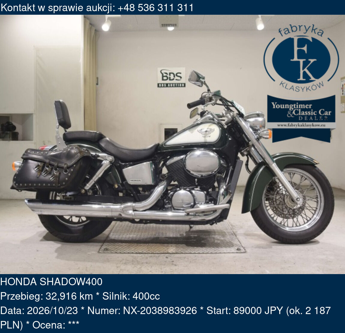 HONDA SHADOW400  - zdjęcie 2