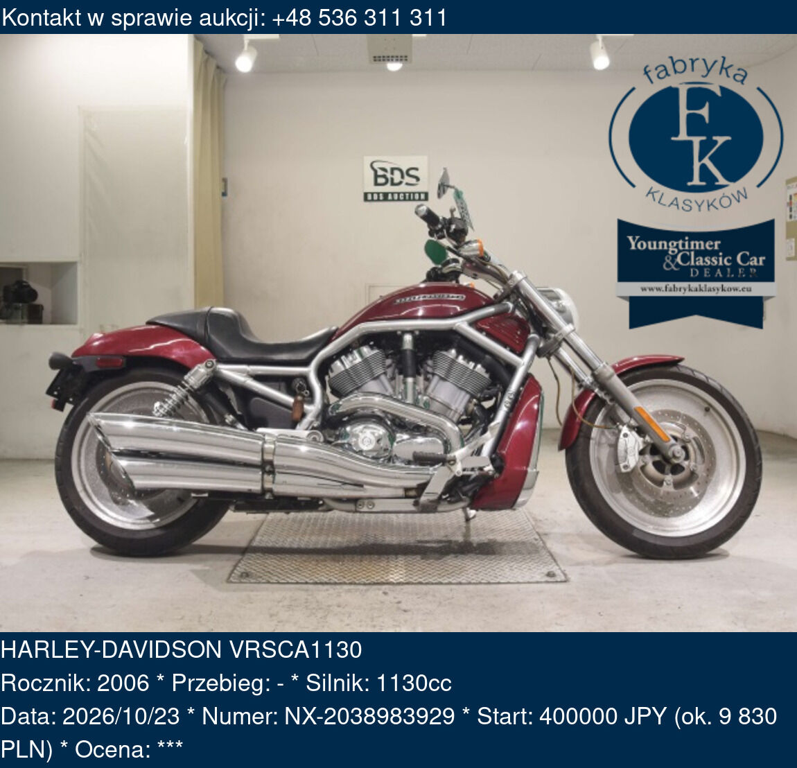 HARLEY-DAVIDSON VRSCA1130 2006 - zdjęcie 2
