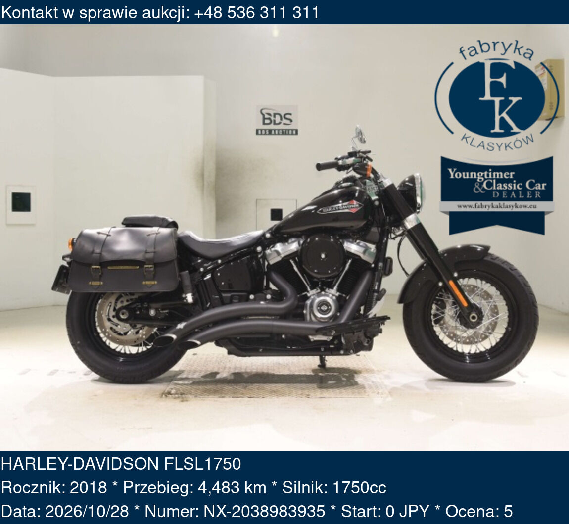 HARLEY-DAVIDSON FLSL1750 2018 - zdjęcie 2