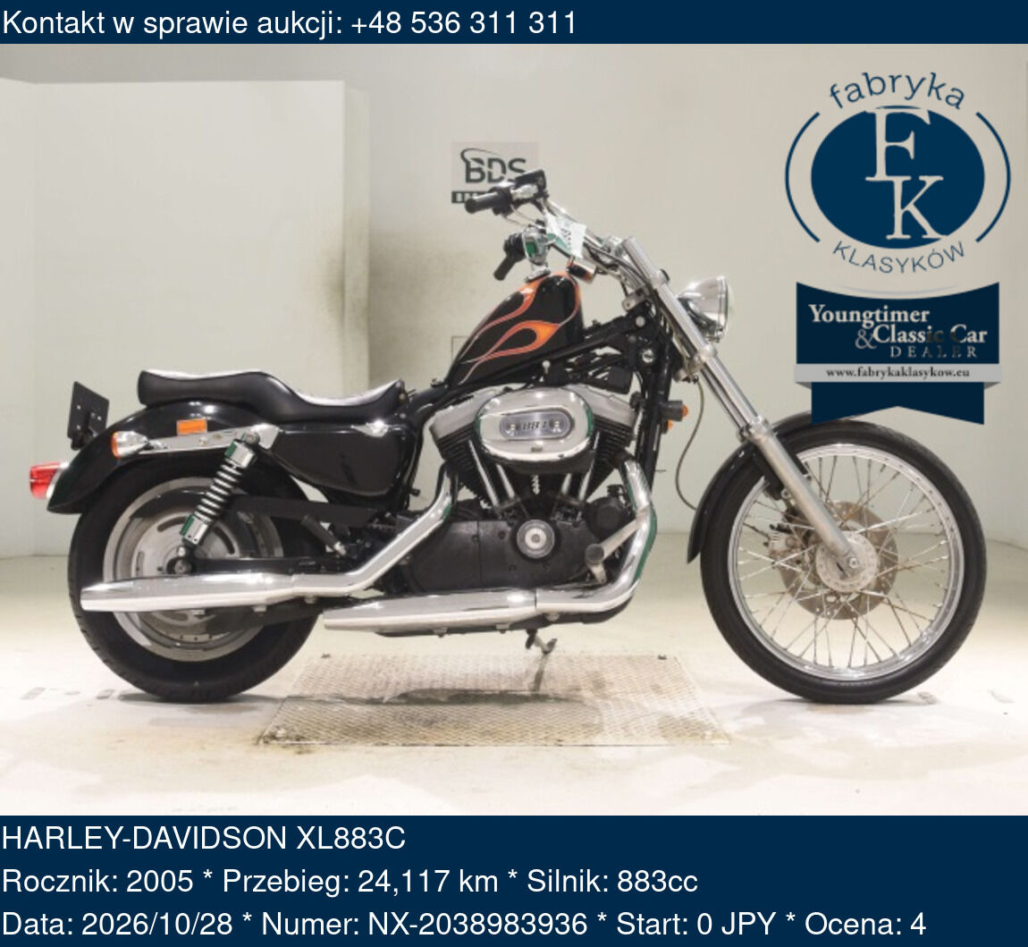 HARLEY-DAVIDSON XL883C 2005 - zdjęcie 2