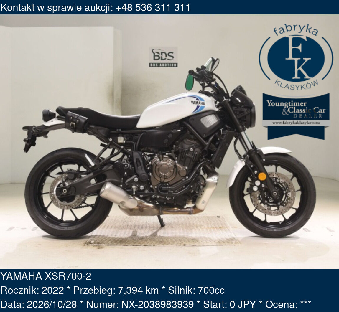 YAMAHA XSR700-2 2022 - zdjęcie 2