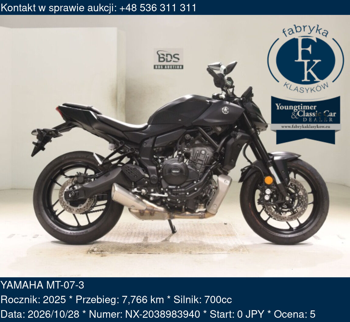 YAMAHA MT-07-3 2025 - zdjęcie 2