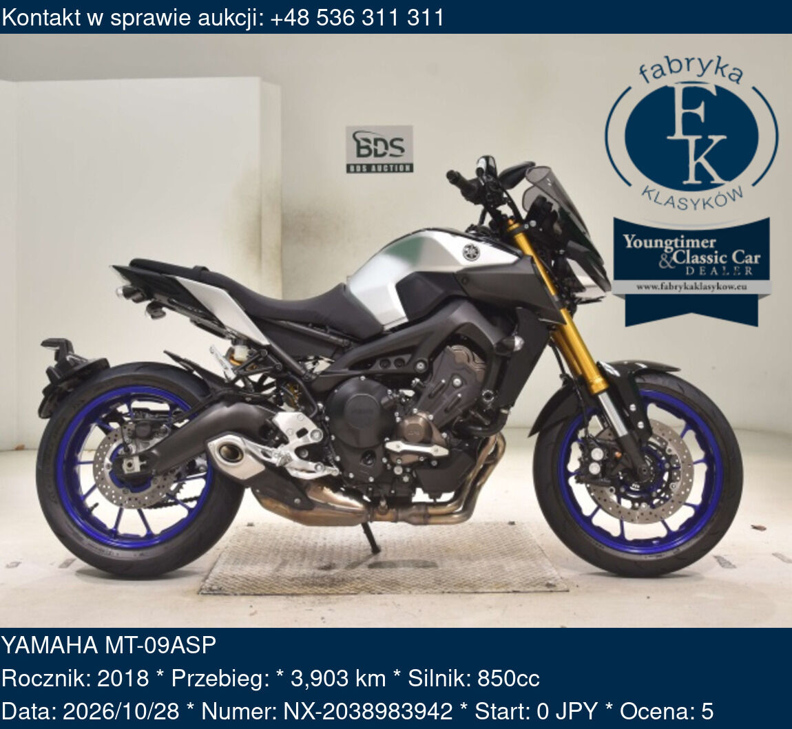YAMAHA MT-09ASP 2018 - zdjęcie 2