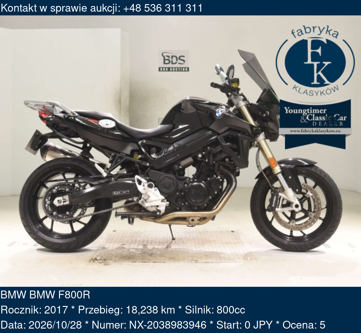 BMW BMW F800R 2017 - zdjęcie 2