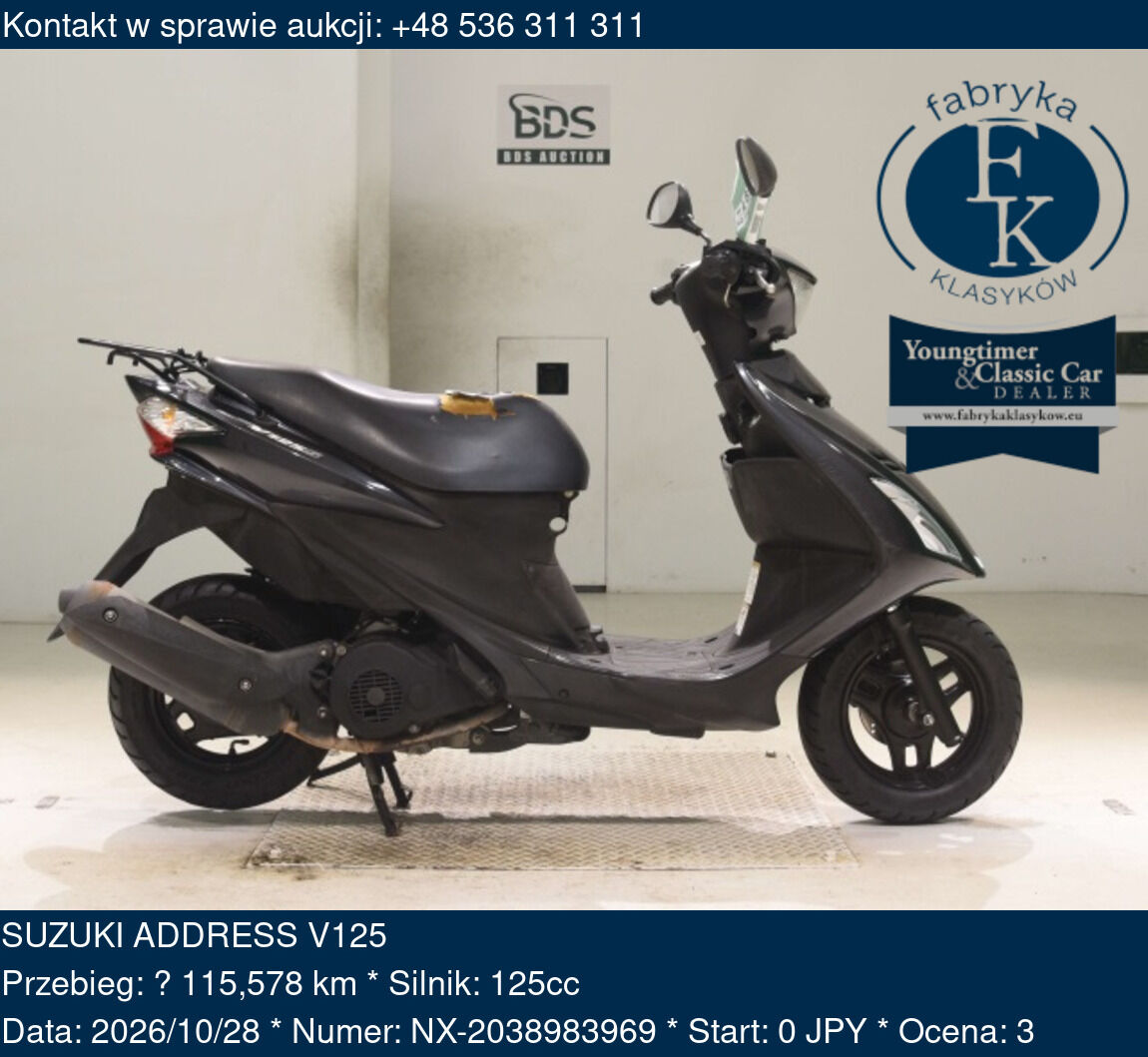 SUZUKI ADDRESS V125  - zdjęcie 2