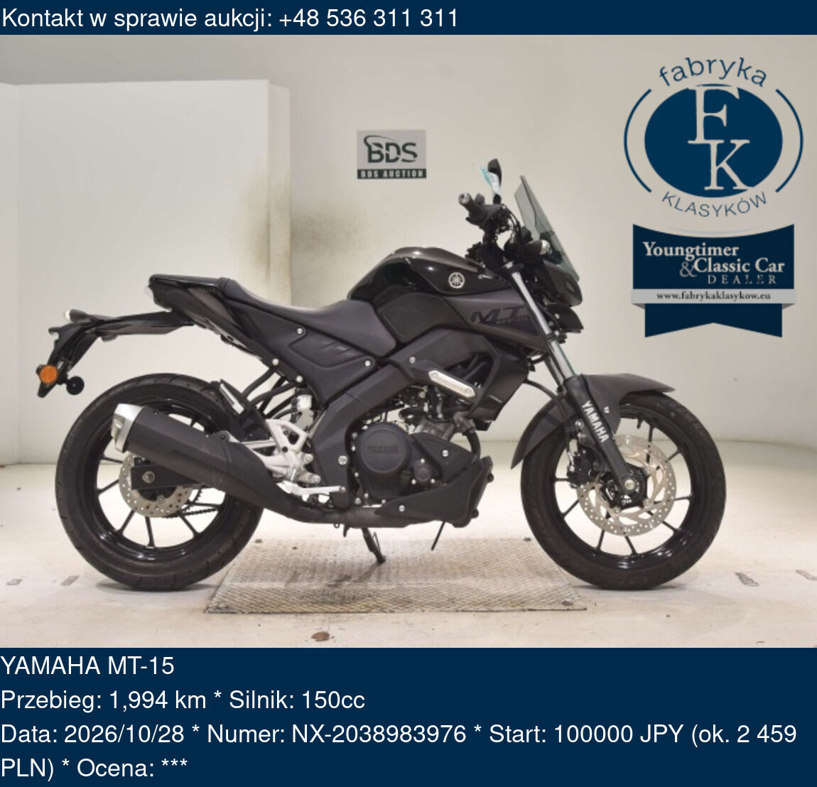 YAMAHA MT-15  - zdjęcie 2