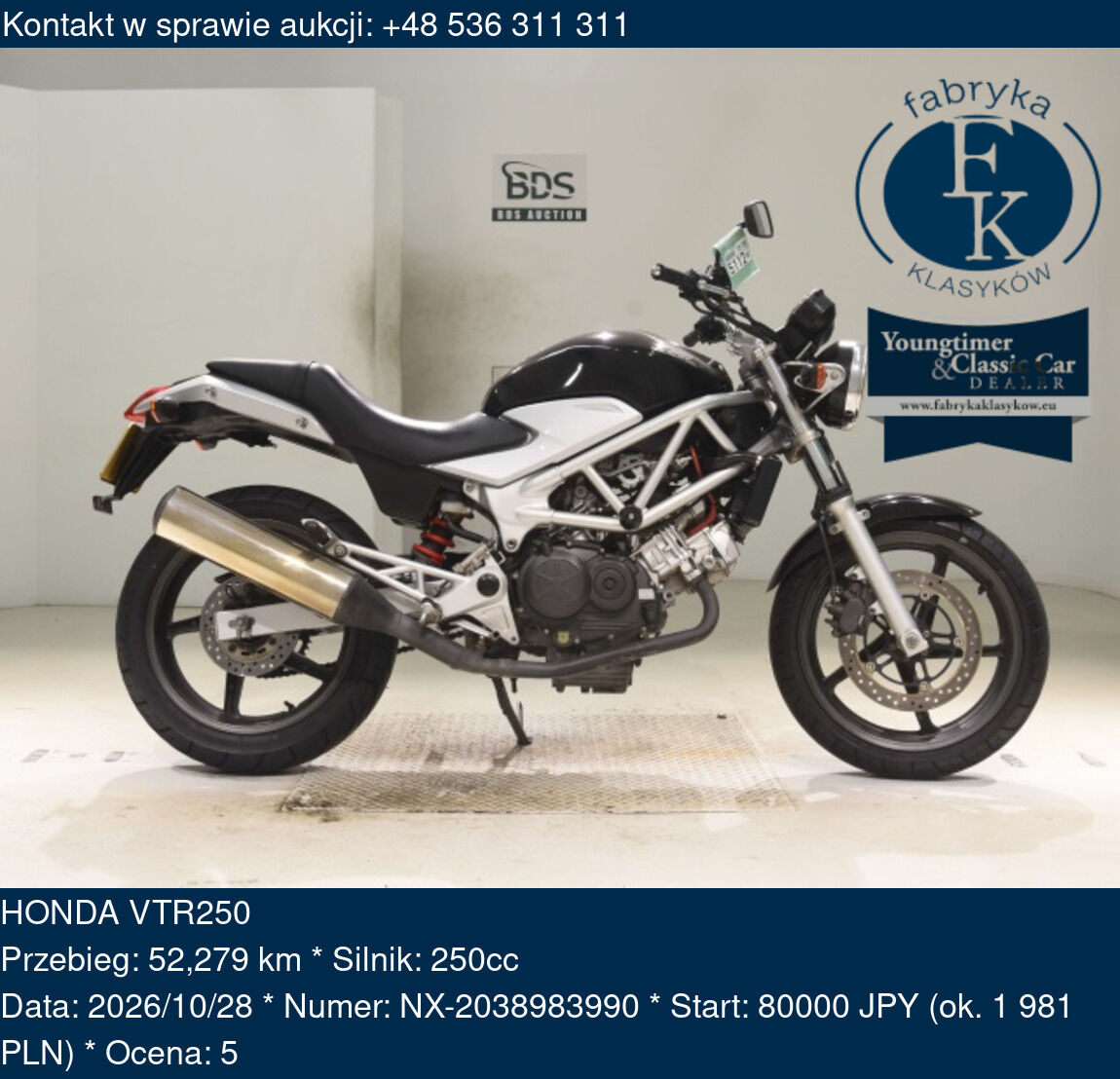 HONDA VTR250  - zdjęcie 2