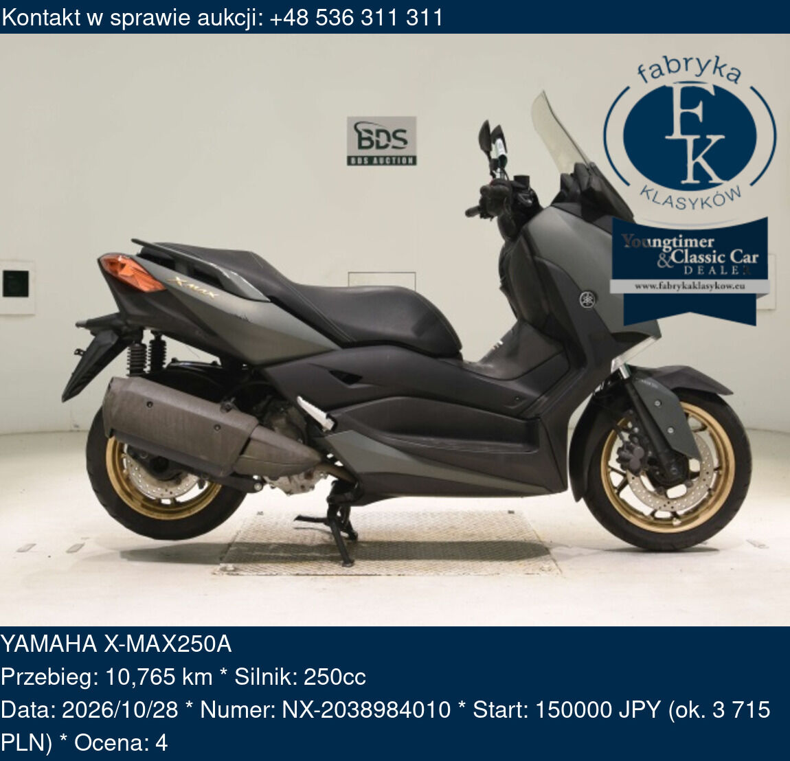 YAMAHA X-MAX250A  - zdjęcie 2