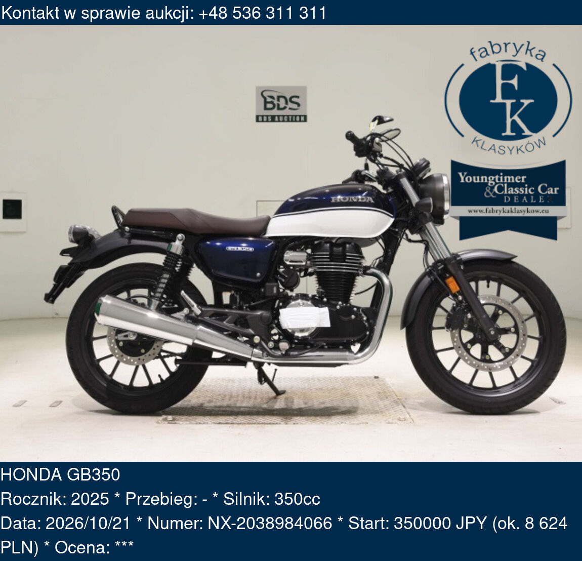 HONDA GB350 2025 - zdjęcie 2
