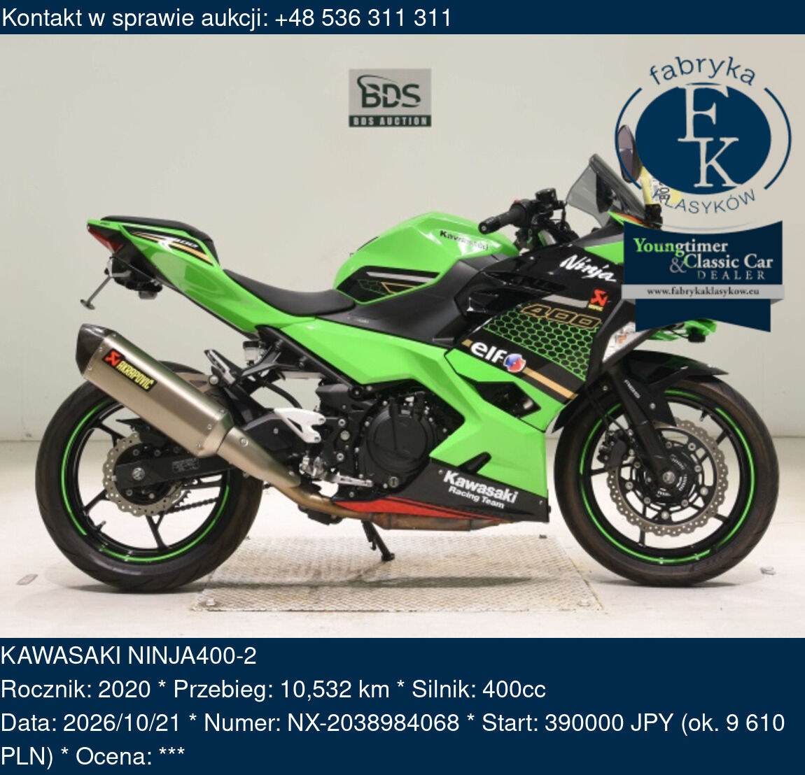 KAWASAKI NINJA400-2 2020 - zdjęcie 2