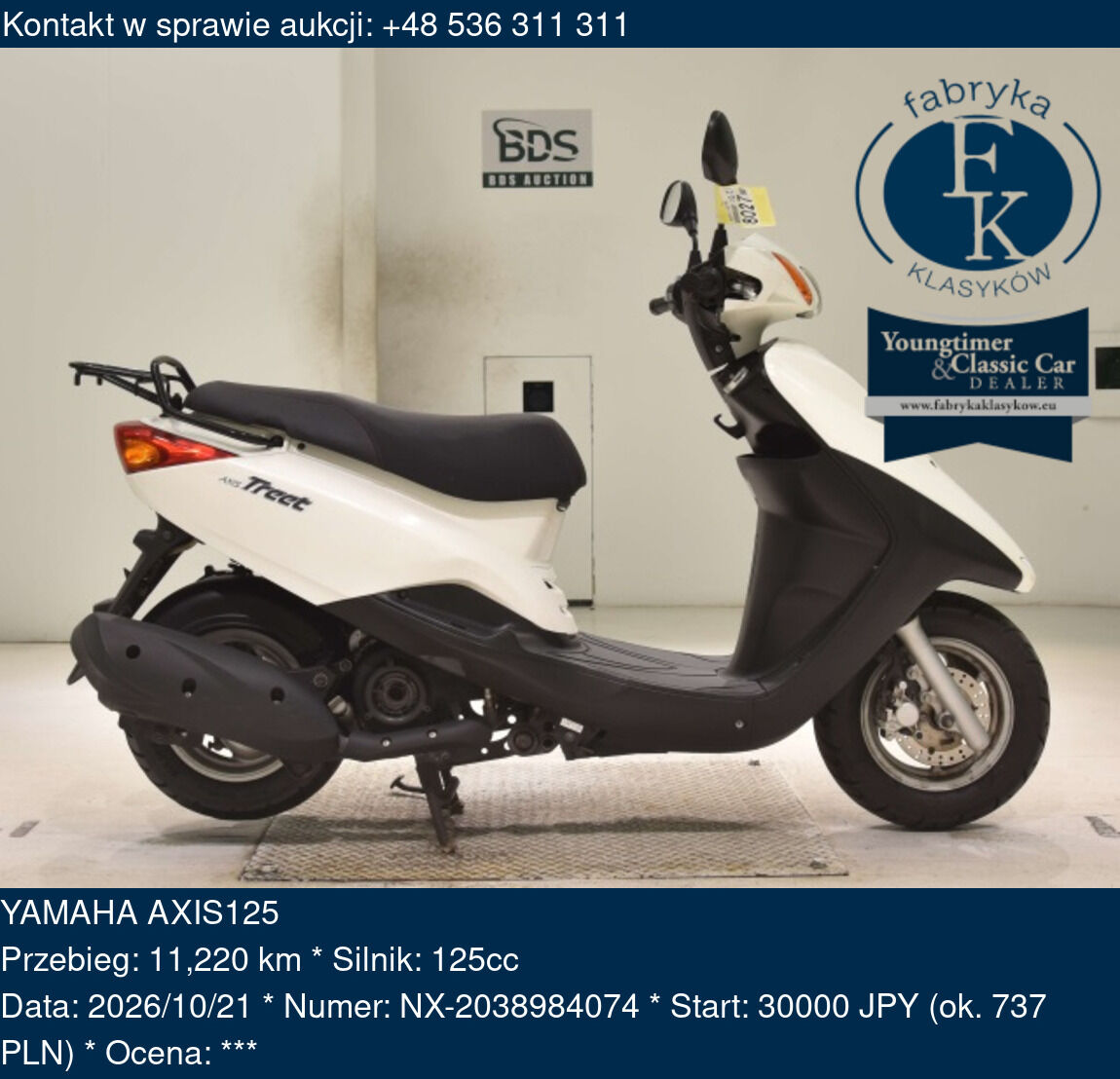 YAMAHA AXIS125  - zdjęcie 2