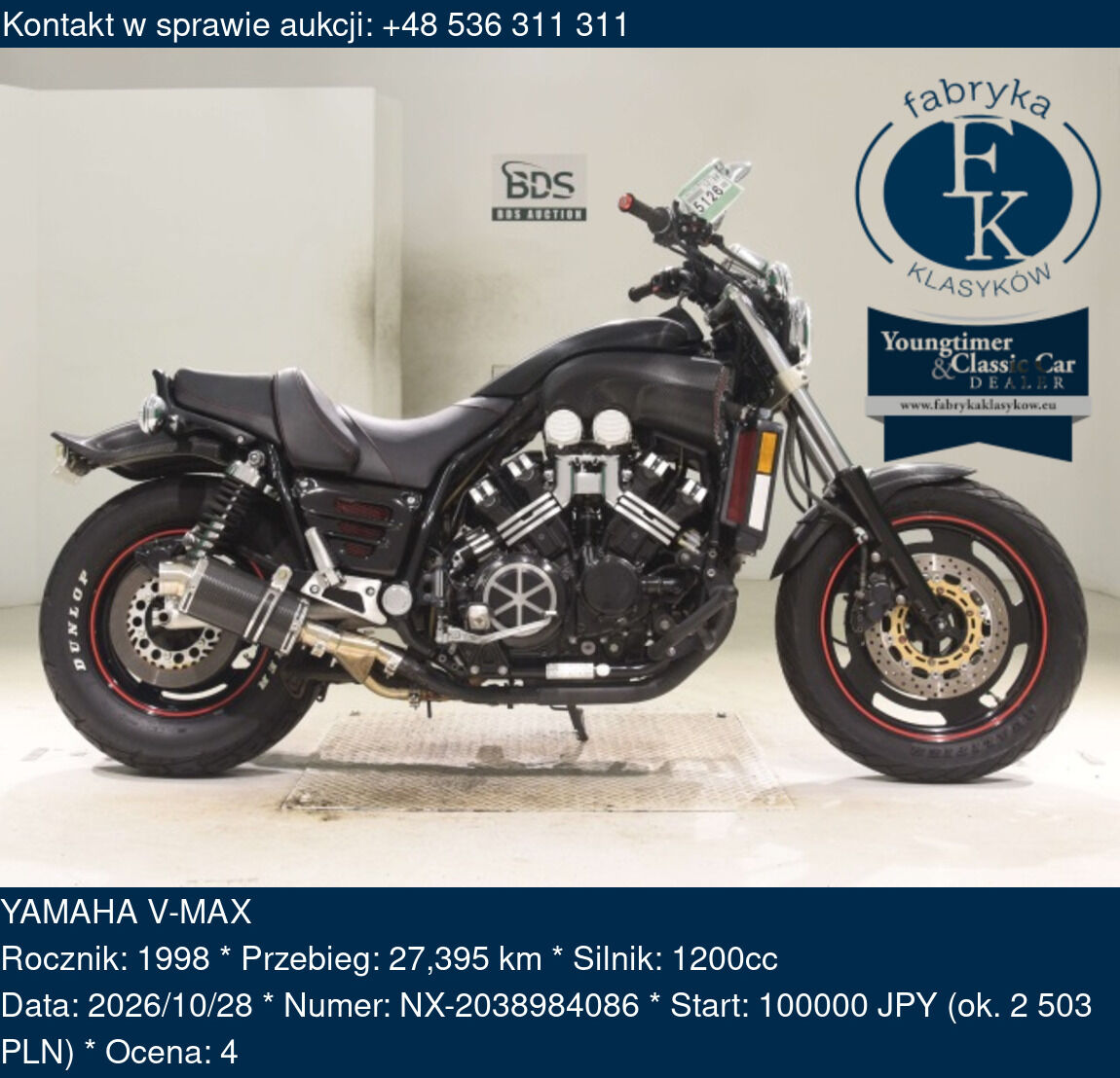 YAMAHA V-MAX 1998 - zdjęcie 2