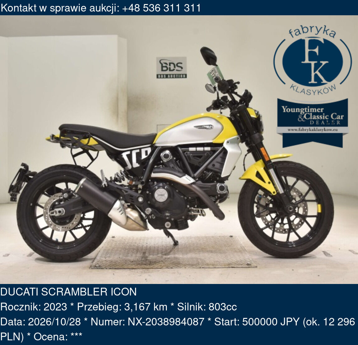 DUCATI SCRAMBLER ICON 2023 - zdjęcie 2