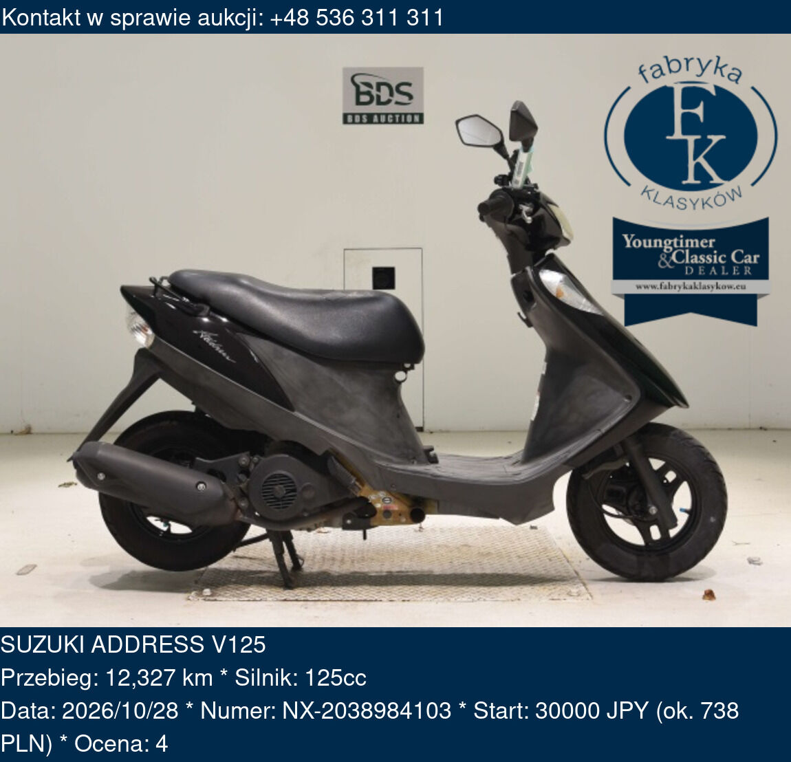 SUZUKI ADDRESS V125  - zdjęcie 2