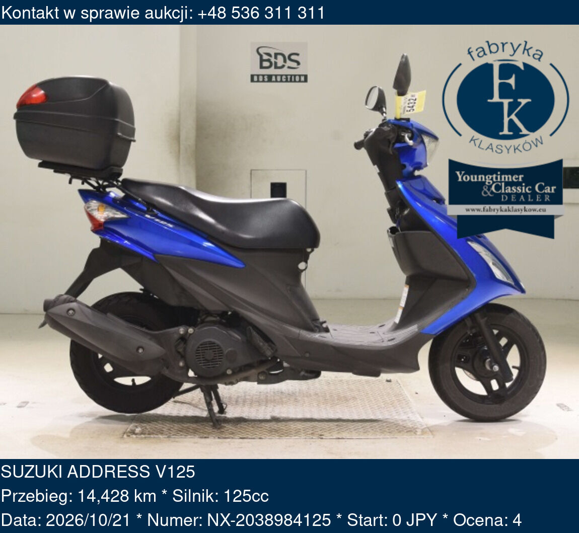 SUZUKI ADDRESS V125  - zdjęcie 2