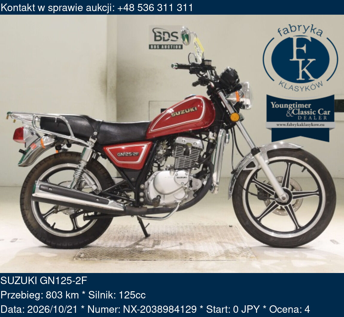 SUZUKI GN125-2F  - zdjęcie 2