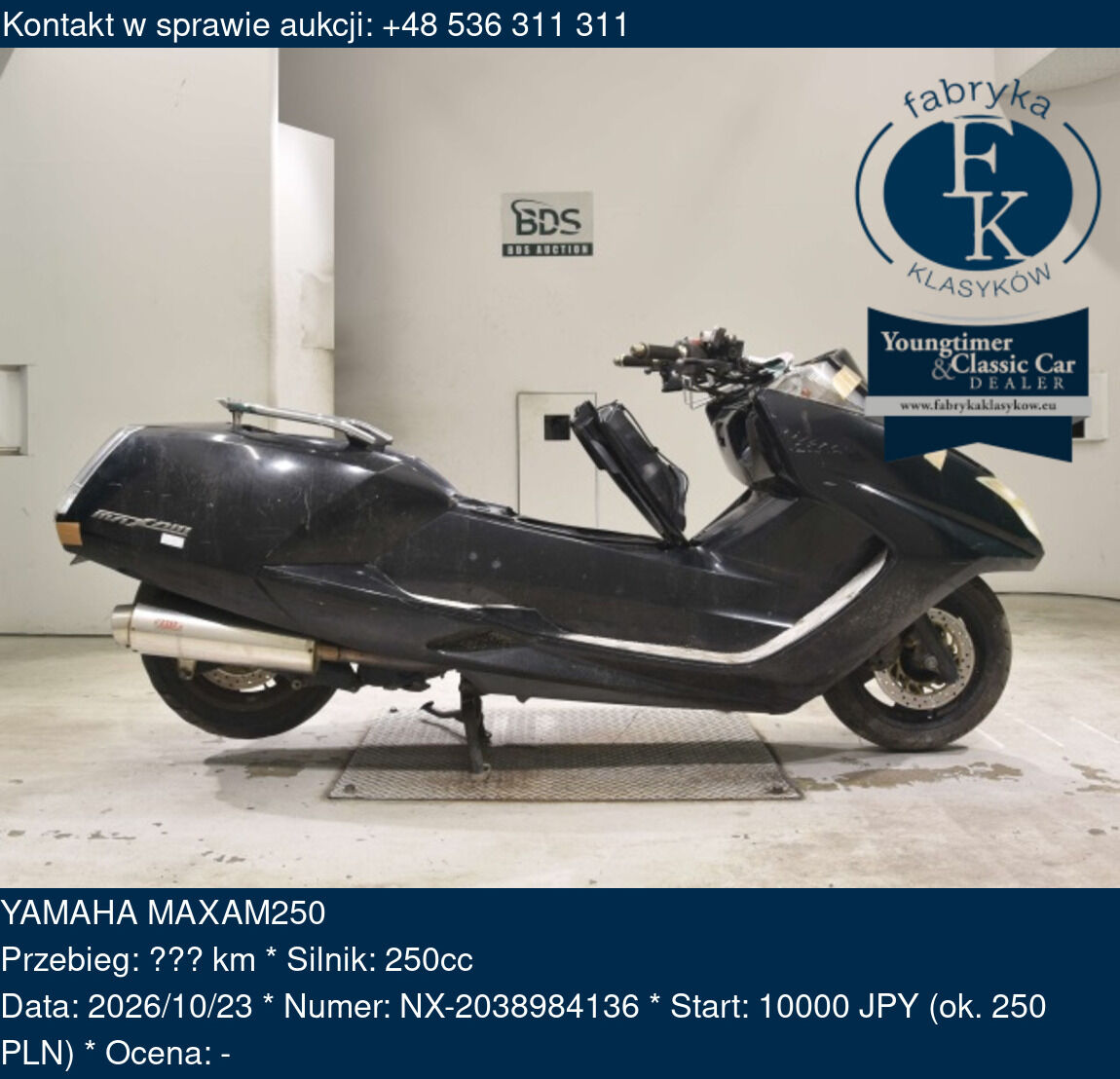 YAMAHA MAXAM250 - zdjęcie 2