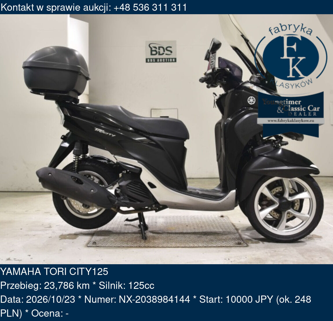 YAMAHA TORI CITY125  - zdjęcie 2