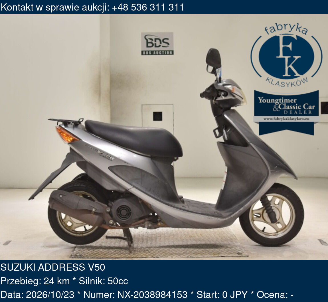 SUZUKI ADDRESS V50  - zdjęcie 2