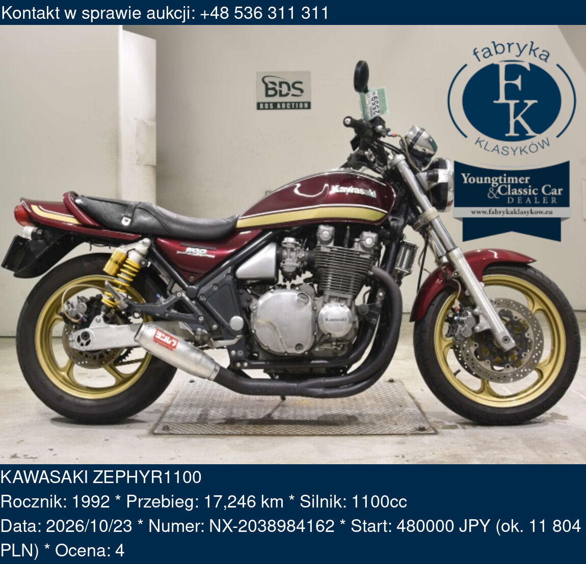 KAWASAKI ZEPHYR1100 1992 - zdjęcie 2