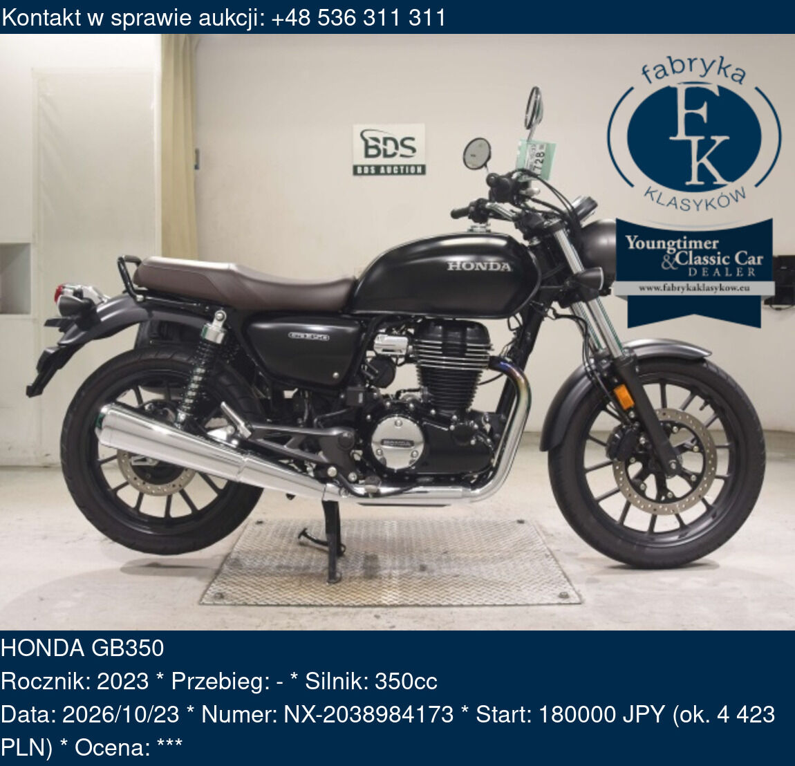 HONDA GB350 2023 - zdjęcie 2