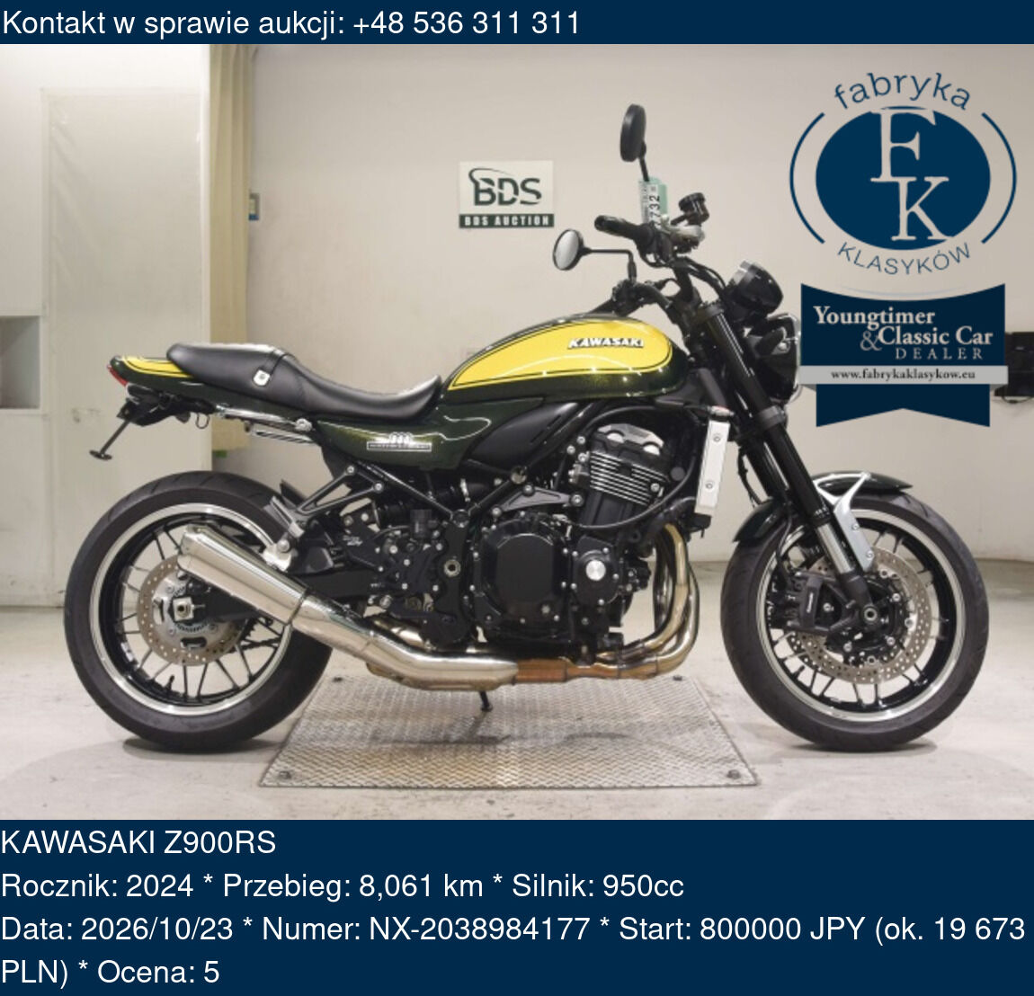 KAWASAKI Z900RS 2024 - zdjęcie 2