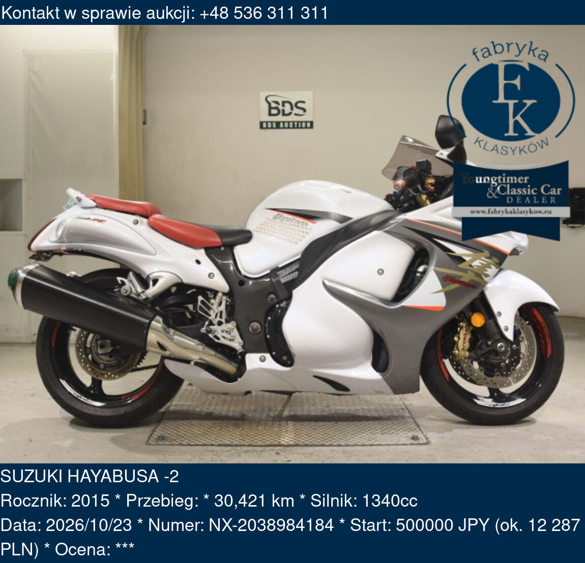 SUZUKI HAYABUSA -2 2015 - zdjęcie 2