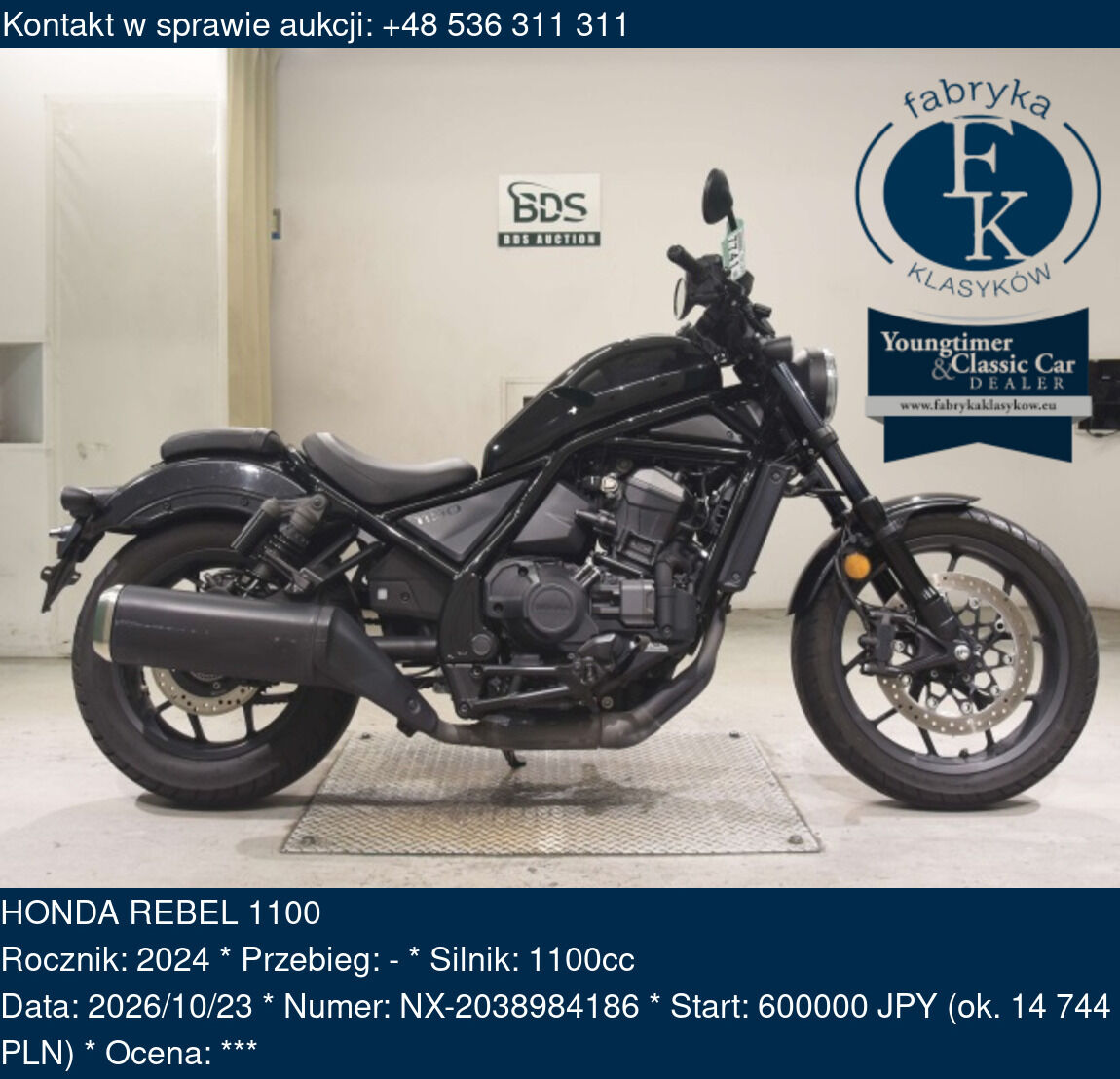 HONDA REBEL 1100 2024 - zdjęcie 2