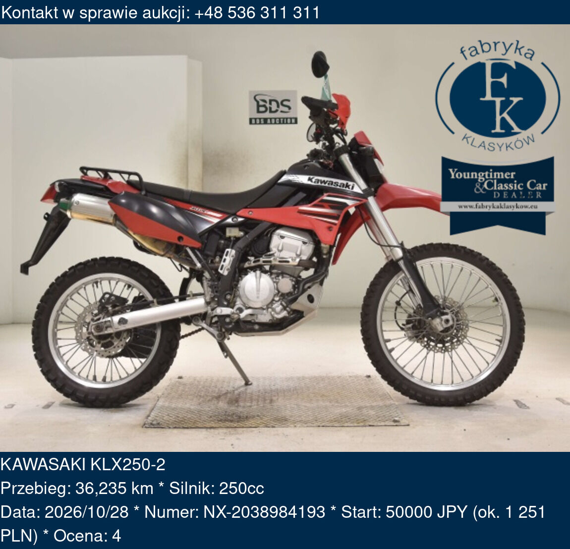 KAWASAKI KLX250-2  - zdjęcie 2