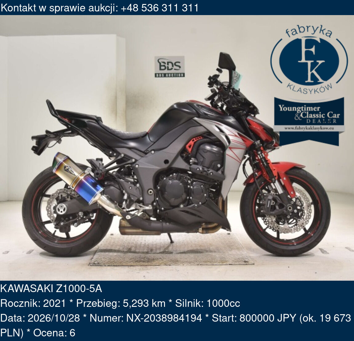 KAWASAKI Z1000-5A 2021 - zdjęcie 2