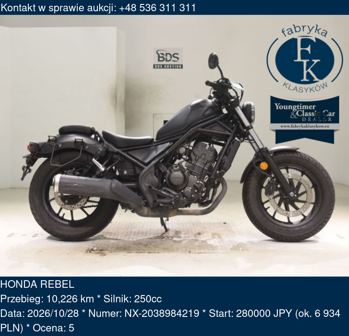 HONDA REBEL  - zdjęcie 2