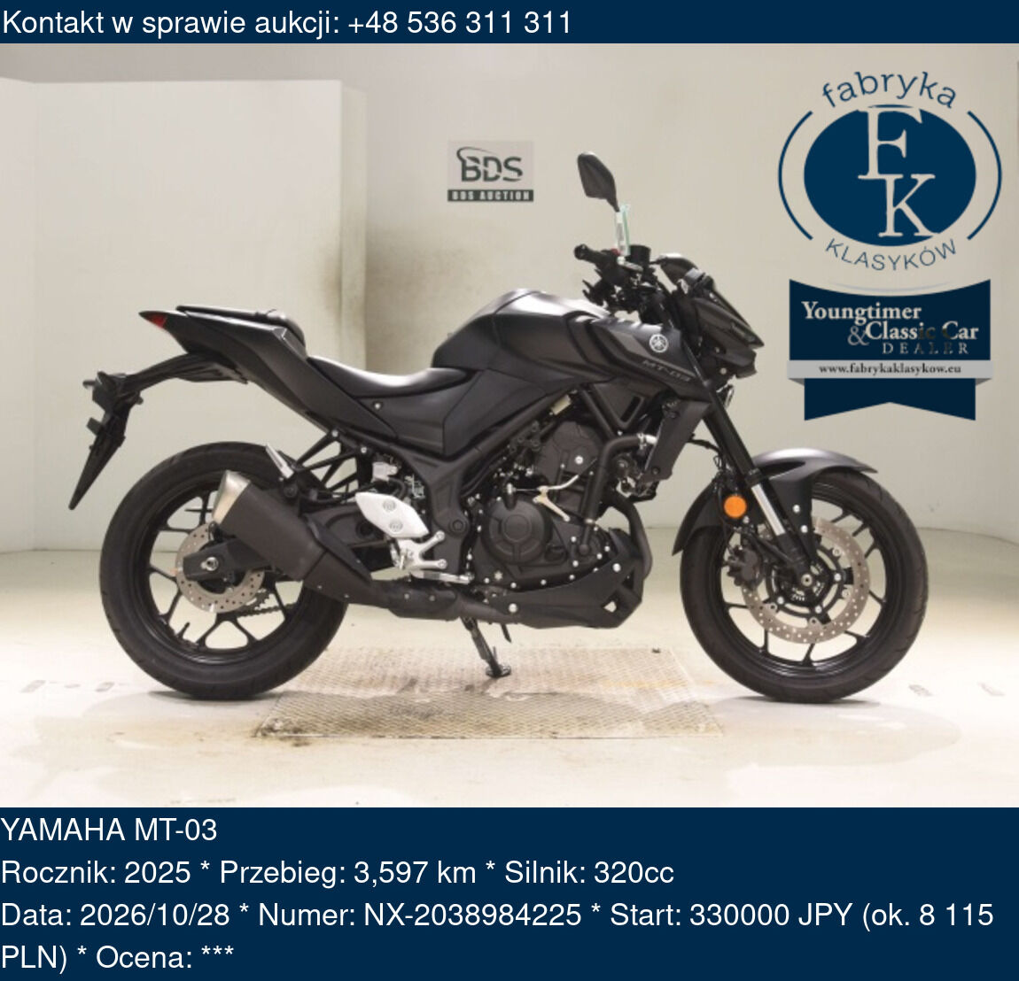 YAMAHA MT-03 2025 - zdjęcie 2