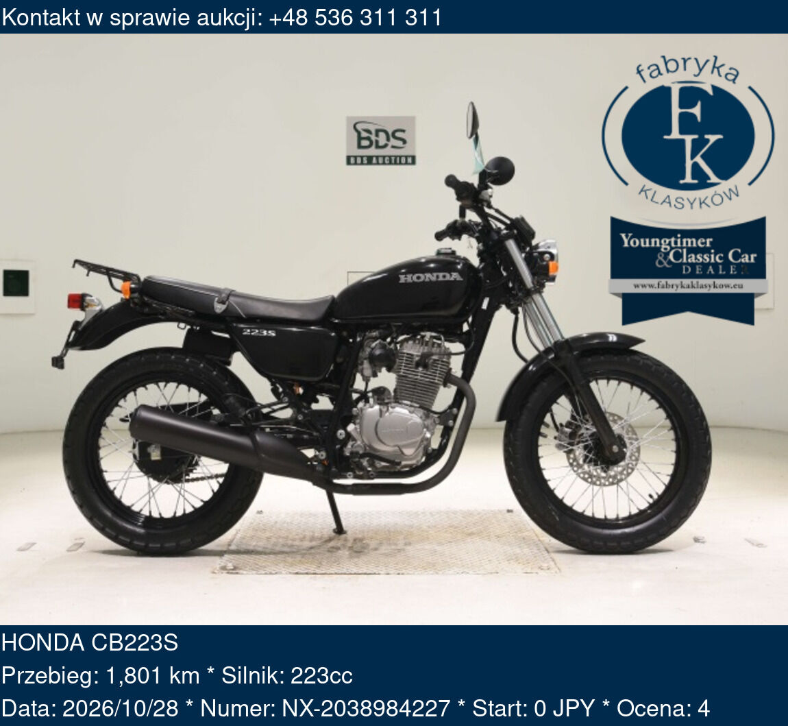 HONDA CB223S  - zdjęcie 2