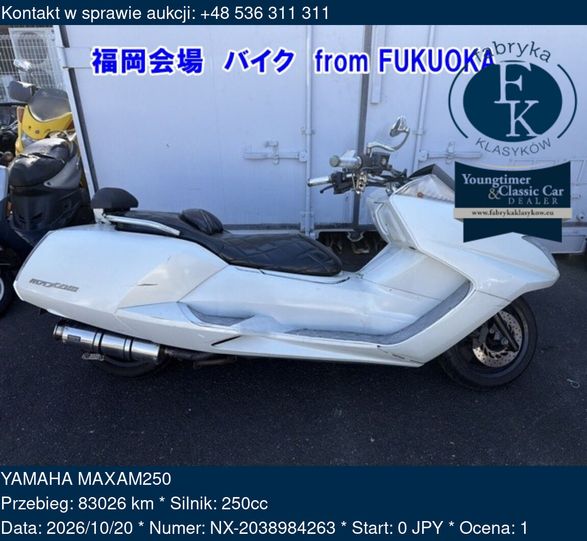 YAMAHA MAXAM250  - zdjęcie 2