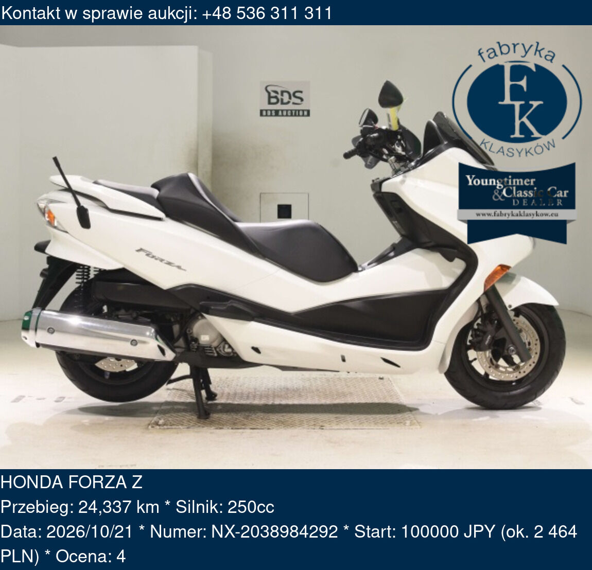 HONDA FORZA Z  - zdjęcie 2