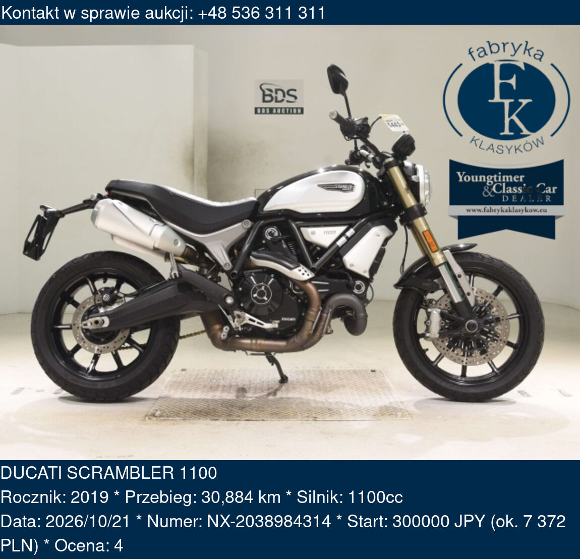 DUCATI SCRAMBLER 1100 2019 - zdjęcie 2