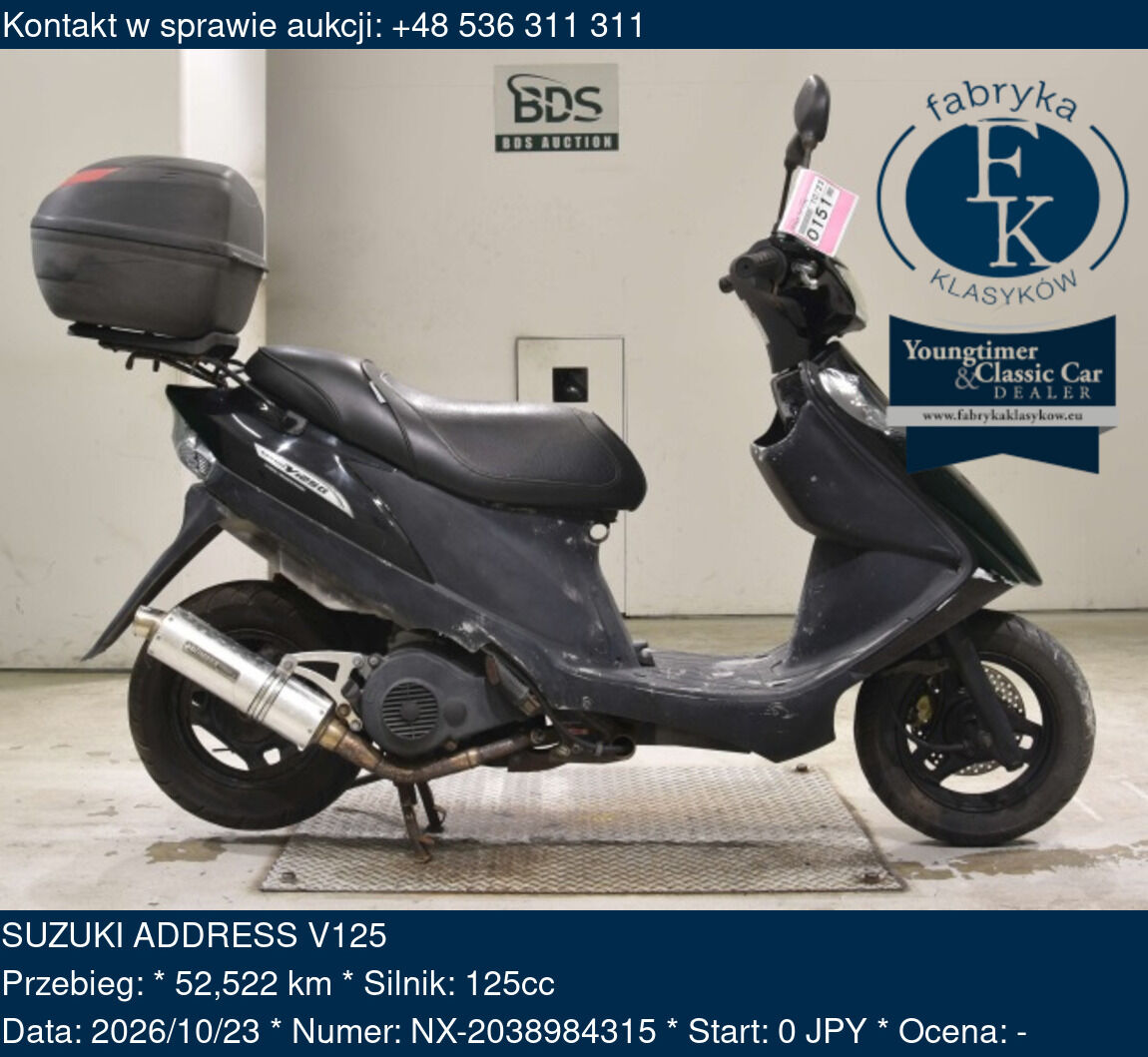 SUZUKI ADDRESS V125  - zdjęcie 2