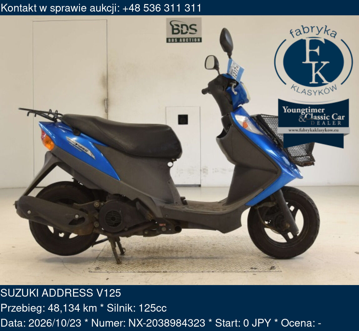 SUZUKI ADDRESS V125  - zdjęcie 2