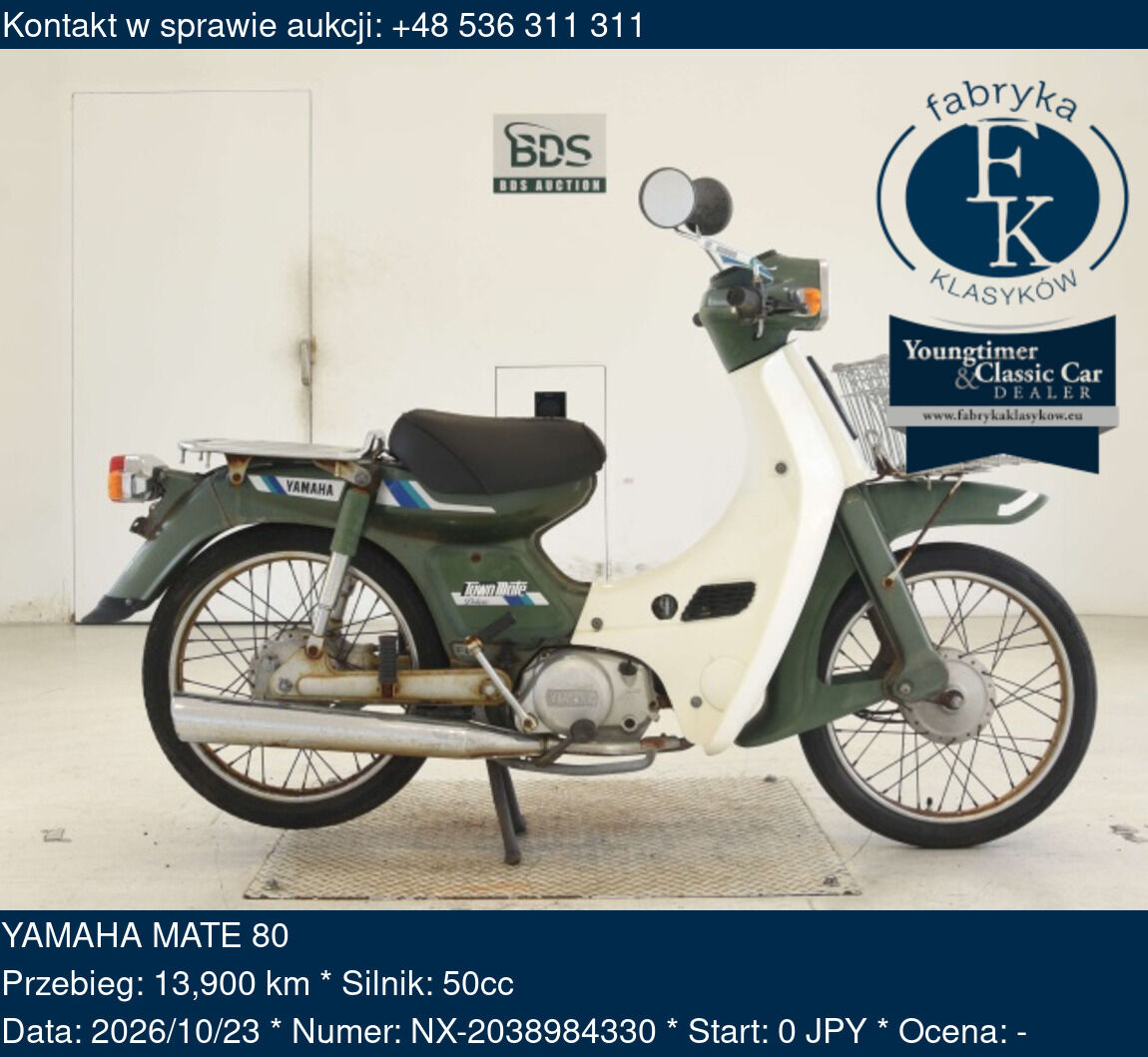 YAMAHA MATE 80  - zdjęcie 2