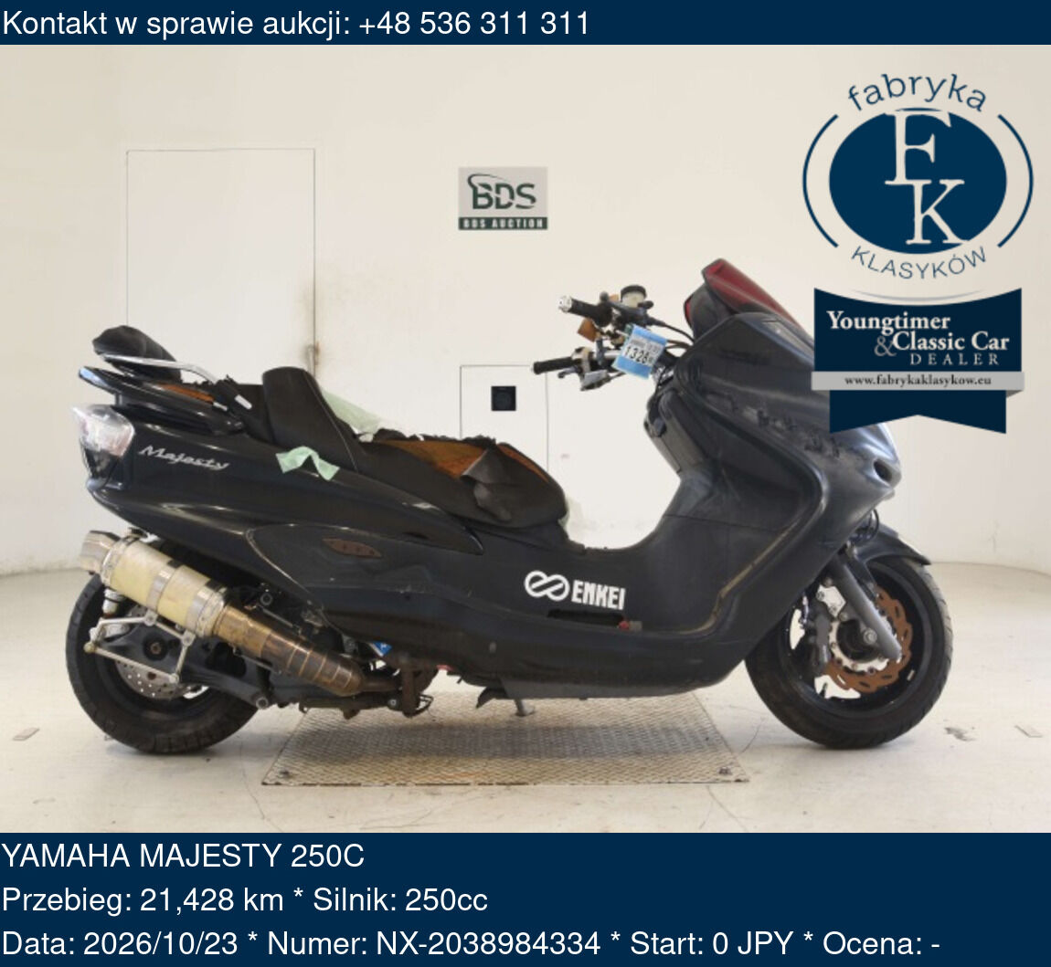 YAMAHA MAJESTY 250C  - zdjęcie 2