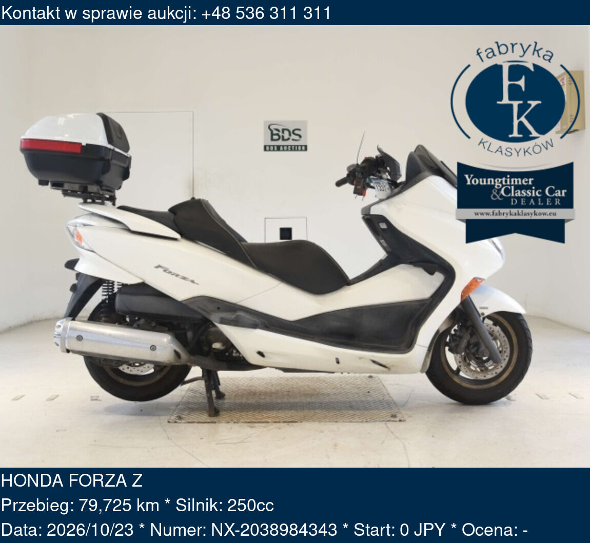 HONDA FORZA Z - zdjęcie 2